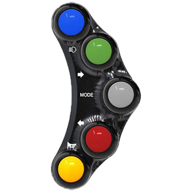 Interruptor de manillar izquierdo JetPrime Ducati Panigale 959 (16-19) JP PLS 005 