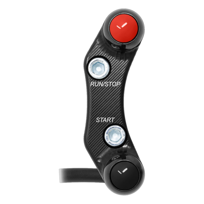 Lenkerschalter SuperSport rechts JetPrime Ducati Panigale V2 955 (20-24) JP SPDB 006 – für Mectronik-Dashboard, versetztes Lochbild