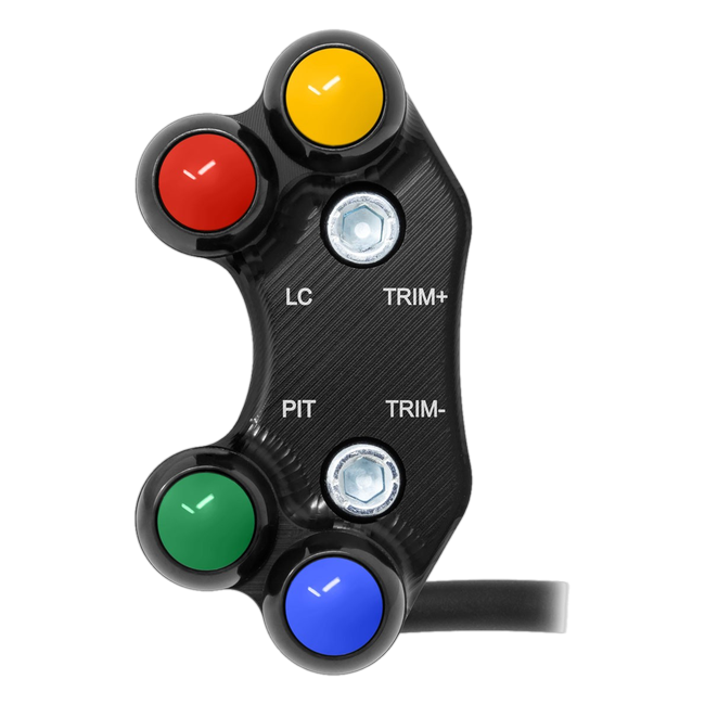 Lenkerschalter SuperSport links JetPrime Ducati Panigale V2 955 (20-24) JP SPS 006 – für Mectronik-Dashboard