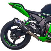 Sistema de escape completo de acero inoxidable Termignoni para Kawasaki ZX-10 R/RR (16-20) K07909400ICC 
