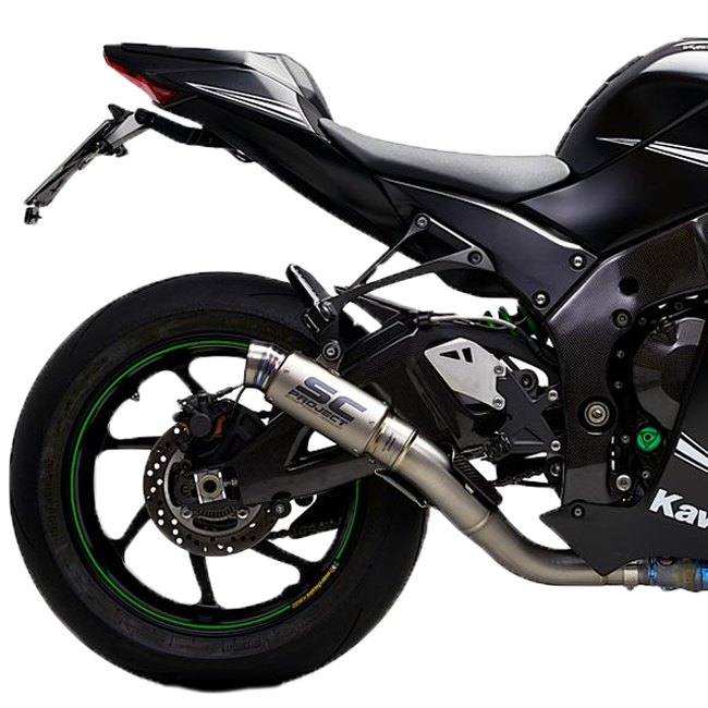 SC-Project Slip-On GP70-R + tubo de reemplazo KAT para Kawasaki ZX-10 R/RR (16-20) K22A-DET70 