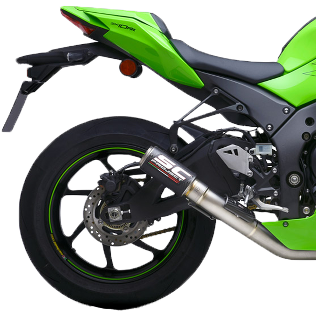 SC-Project Slip-On CR-T + tubo de reemplazo KAT para Kawasaki ZX-10 R/RR (21-25) K38A-DET36 