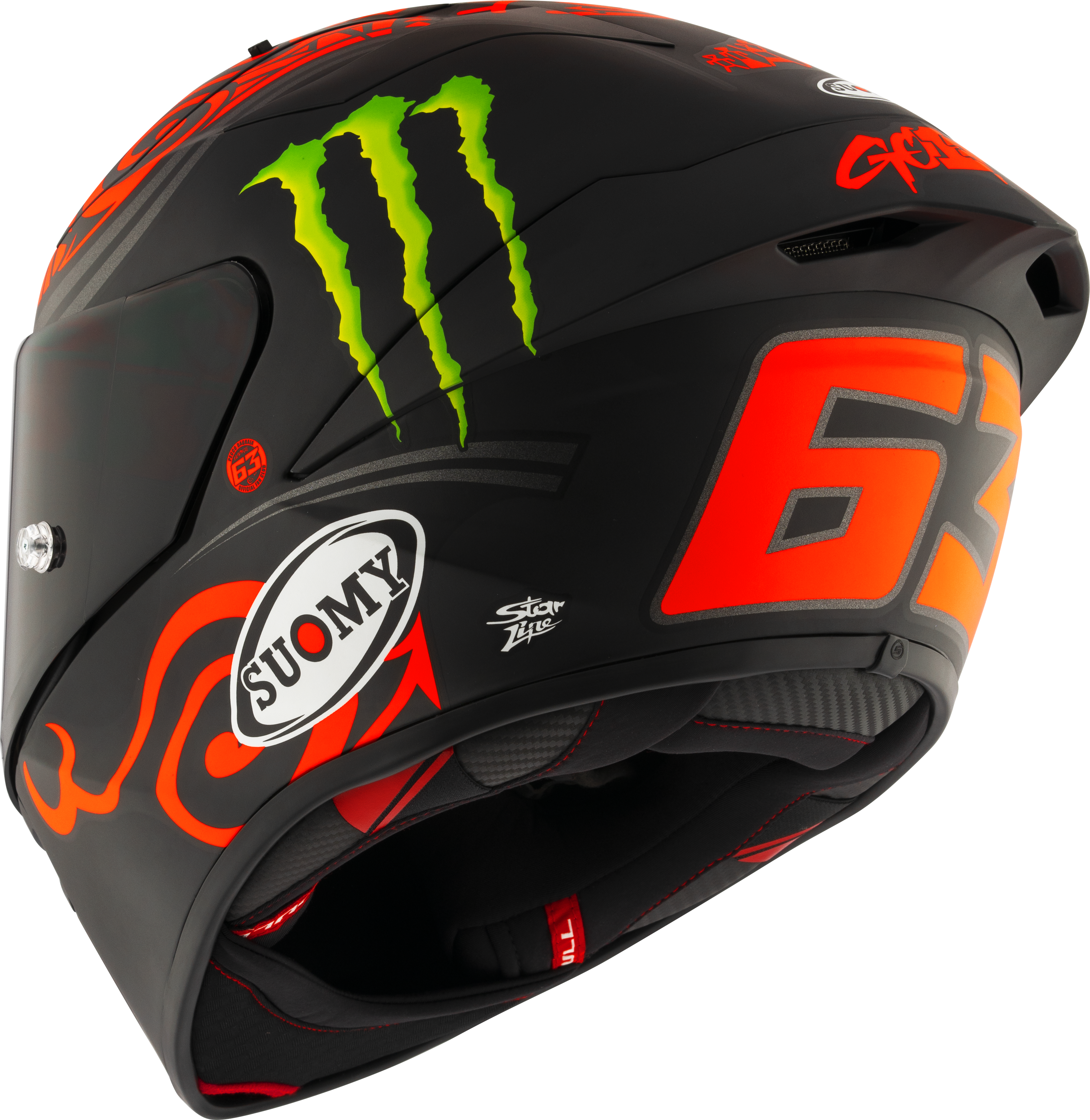 Suomy S1-XR GP Casco Francesco Pecco Bagnaia Replica Monster 2024 K6SX0013 