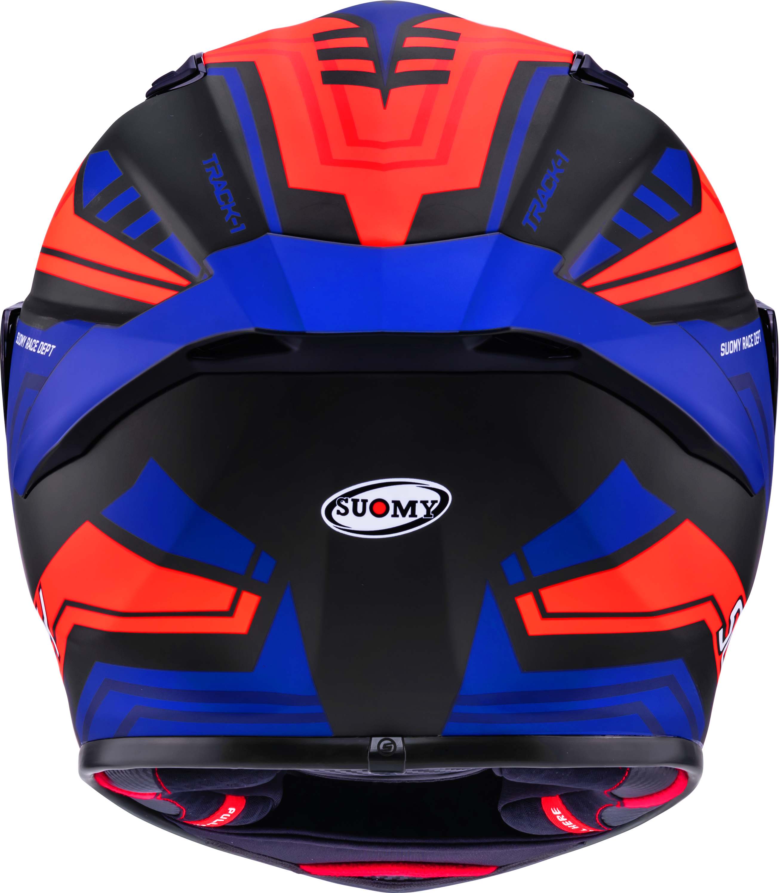 Suomy Track-1 Casco Estructura Mate Negro/Rojo/Azul K6T10024 
