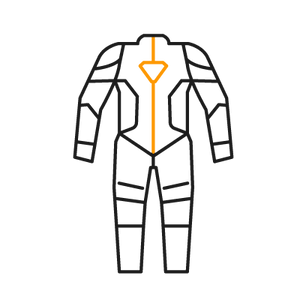 1x Laser Pro monoajuste Mono de cuero 