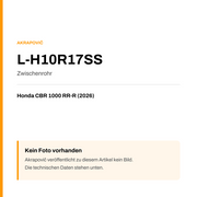 Akrapovic Zwischenrohr Honda CBR 1000 RR-R (26-26) L-H10R17SS — Platzhalter, kein Herstellerfoto verfügbar