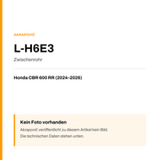 Akrapovic Zwischenrohr Honda CBR 600 RR (24-26) L-H6E3 — Platzhalter, kein Herstellerfoto verfügbar