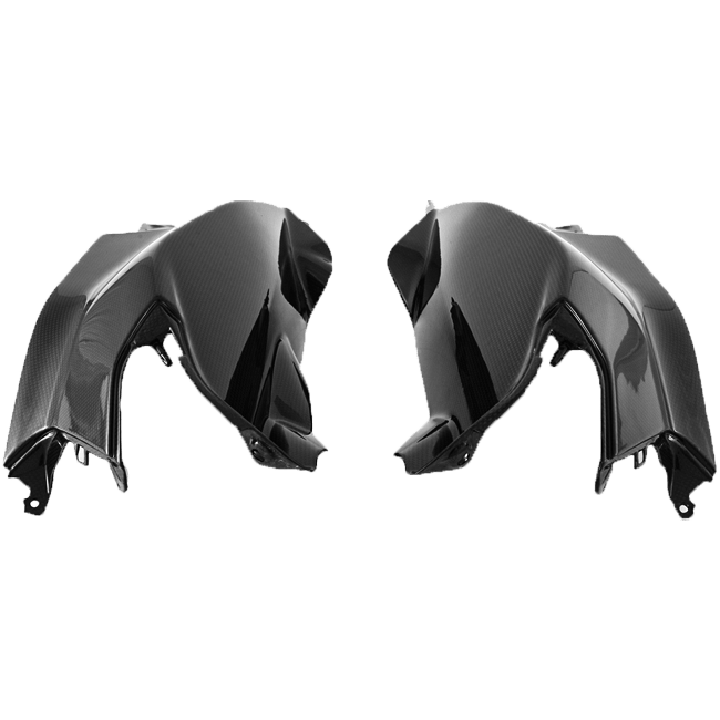 Componentes internos de la cubierta lateral de carbono Fullsix Ducati Panigale V4/S (2025) 