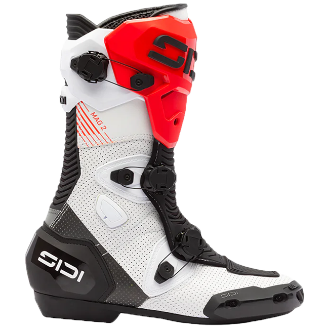 Botas de moto Sidi MAG 2 Air Blanco Negro Rojo - 391 