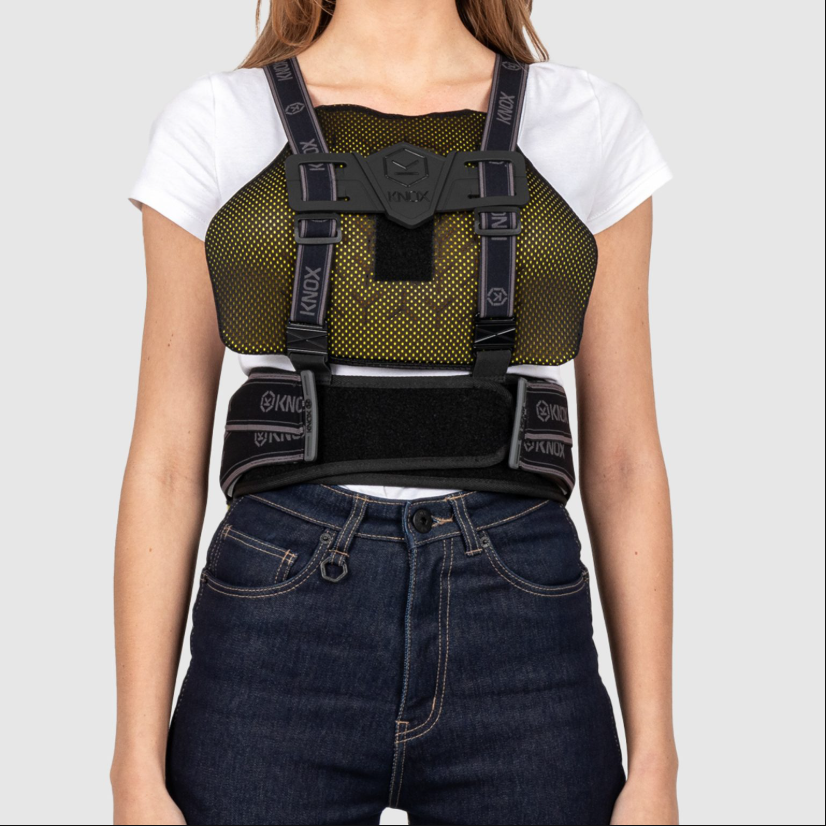 Knox Micro-Lock Protector de pecho | Mujer | Negro | 1014729044200 