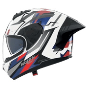 Casco Nolan N60-6 Sport Corsa Blanco / Azul / Rojo / Acabado Mate 355 