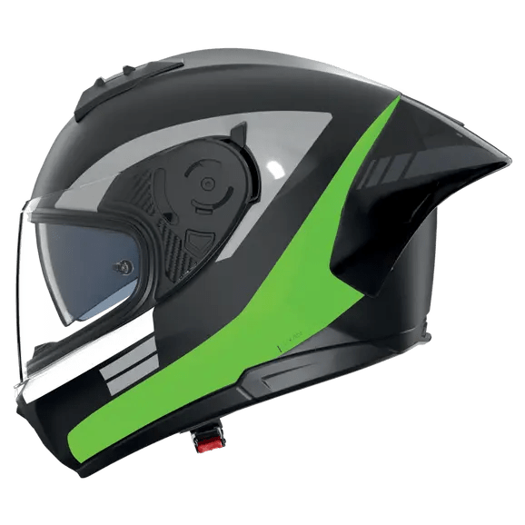 Casco Nolan N60-6 Sport Contrasto Negro / Verde Fluorescente / Acabado Brillante 358 