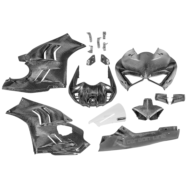Juego completo de carenados SBK 400g AP Carbon Line Ducati Panigale V4/S/R (22-24) 