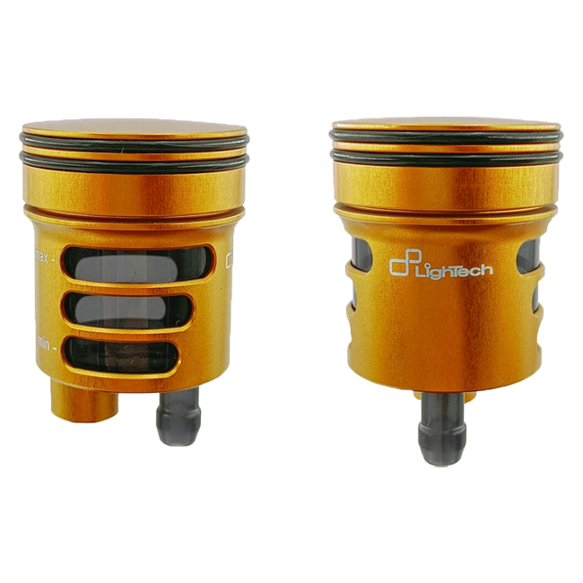 Depósito de aceite de freno y embrague LighTech 16 cm³ – Aluminio CNC, colorido | Depósito universal para motocicletas 
