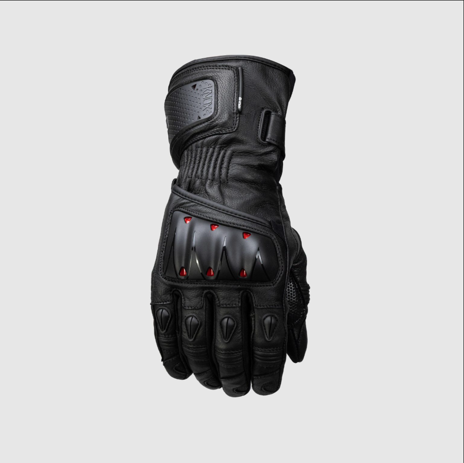 Knox Oulton MK2 guantes de cuero de deporte | Hombre | Negro/Rojo | 1011352110030 