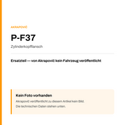 Akrapovic Zylinderkopfflansch P-F37 — Platzhalter, kein Herstellerfoto verfügbar
