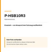 Akrapovic Rahmenschutz P-HSB10R3 — Platzhalter, kein Herstellerfoto verfügbar