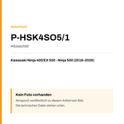 Akrapovic Hitzeschild Kawasaki Ninja 400 / EX 500 - Ninja 500 (18-26) P-HSK4SO5/1 — Platzhalter, kein Herstellerfoto verfügbar
