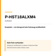 Akrapovic Aufkleber P-HST18ALXM4 — Platzhalter, kein Herstellerfoto verfügbar