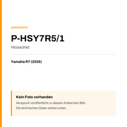 Akrapovic Hitzeschild Yamaha R7 (26-26) P-HSY7R5/1 — Platzhalter, kein Herstellerfoto verfügbar