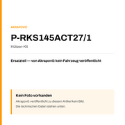 Akrapovic Hülsen-Kit P-RKS145ACT27/1 — Platzhalter, kein Herstellerfoto verfügbar