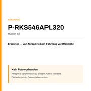 Akrapovic Hülsen-Kit P-RKS546APL320 — Platzhalter, kein Herstellerfoto verfügbar