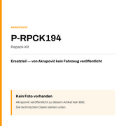 Akrapovic Repack-Kit P-RPCK194 — Platzhalter, kein Herstellerfoto verfügbar