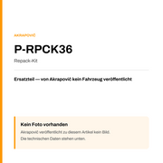 Akrapovic Repack-Kit P-RPCK36 — Platzhalter, kein Herstellerfoto verfügbar