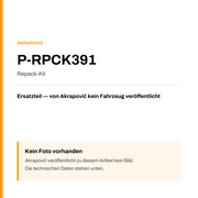 Akrapovic Repack-Kit P-RPCK391 — Platzhalter, kein Herstellerfoto verfügbar