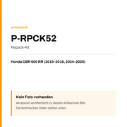 Akrapovic Repack-Kit Honda CBR 600 RR (15-26) P-RPCK52 — Platzhalter, kein Herstellerfoto verfügbar