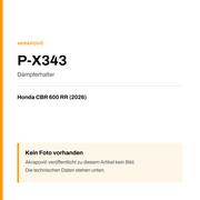 Akrapovic Dämpferhalter Honda CBR 600 RR (26-26) P-X343 — Platzhalter, kein Herstellerfoto verfügbar