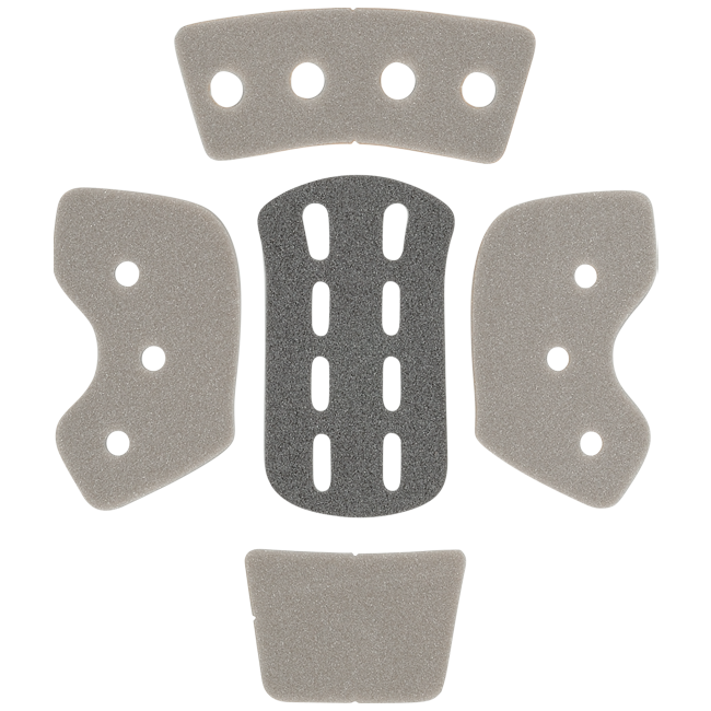 Juego de almohadillas suaves Shoei Polster-Pads Set Soft XS/S (XPRO) Tipo-P Inlays de tuning para ajuste de la forma para X-SPR Pro 