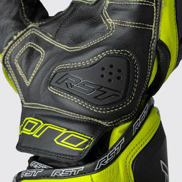 RST Pro Series GP D3O guantes de moto de cuero | Hombre | Negro | 103715 