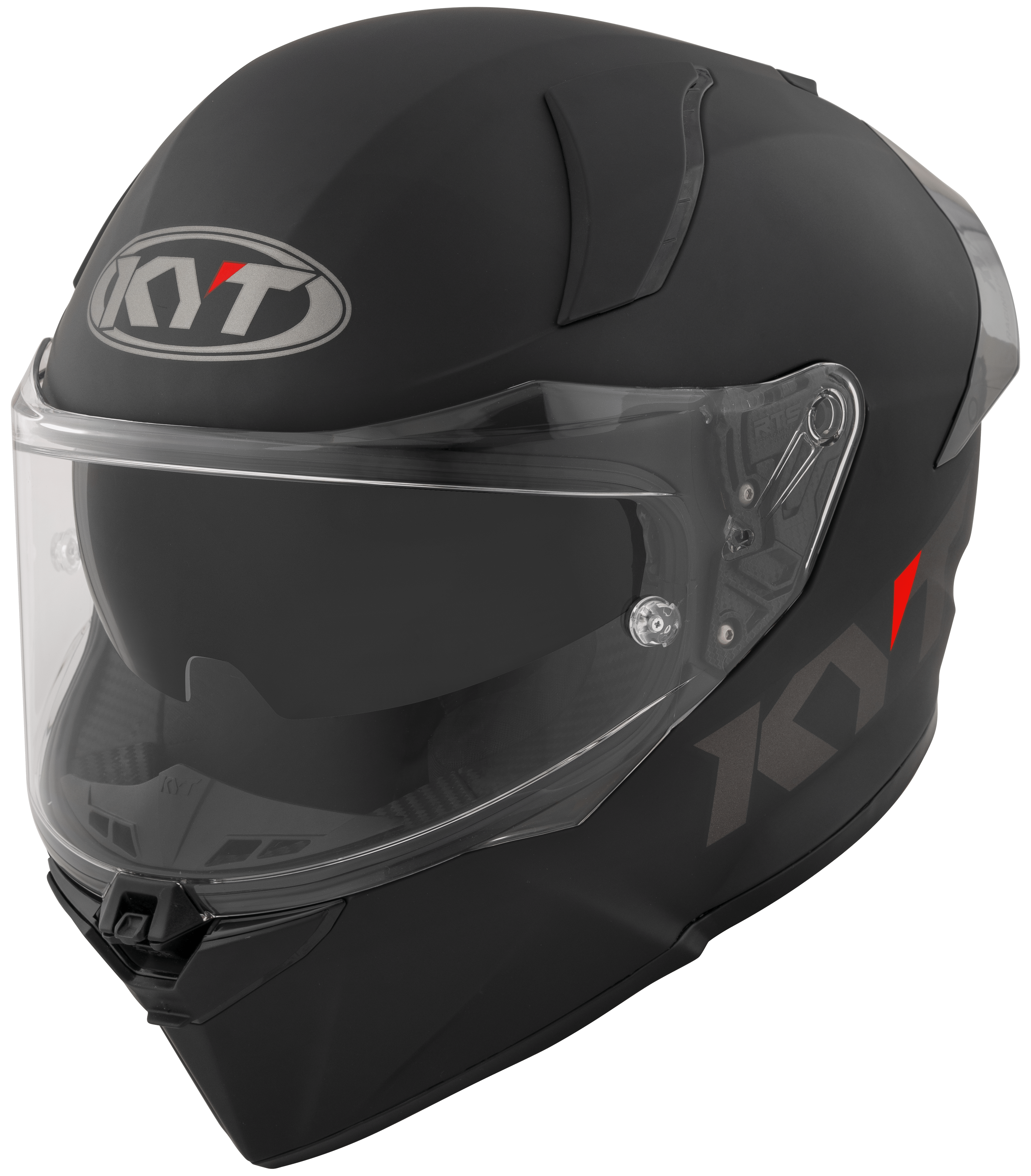 KYT R2R Casco Plano negro mate Y6R200X6 