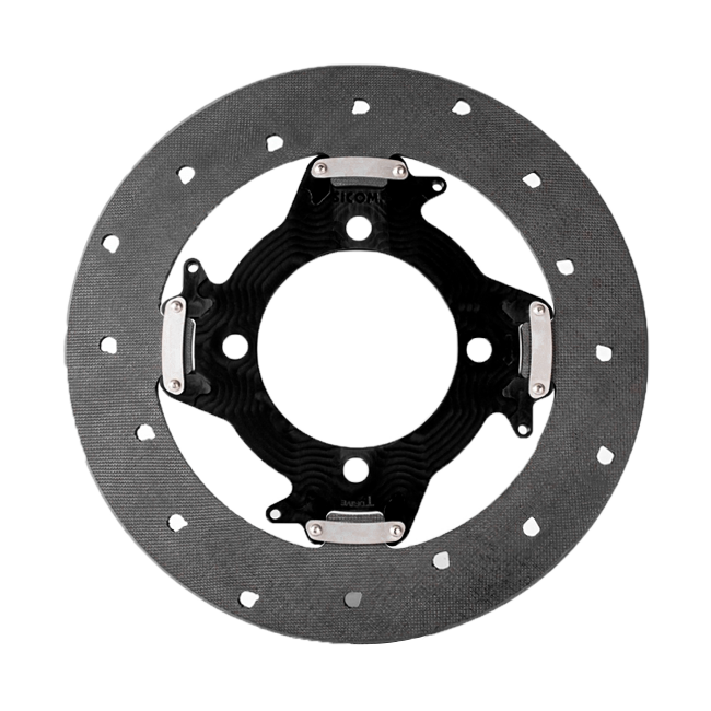 Kit SICOM Carbon-Cerámica de rueda trasera-Discos de freno T-Drive 245x6mm para Ducati Panigale V2 955 (20-24) 