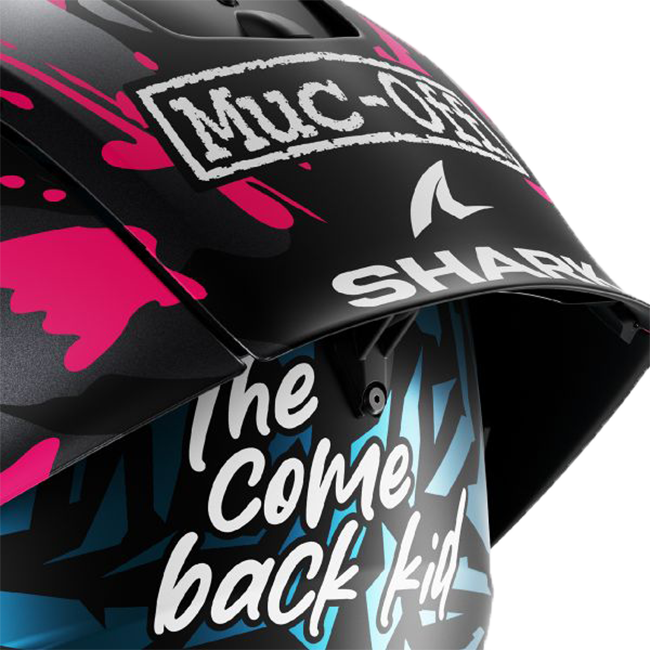 Shark Aeron GP Casco FIM 1 Racing Réplica de Scott Redding 2025 