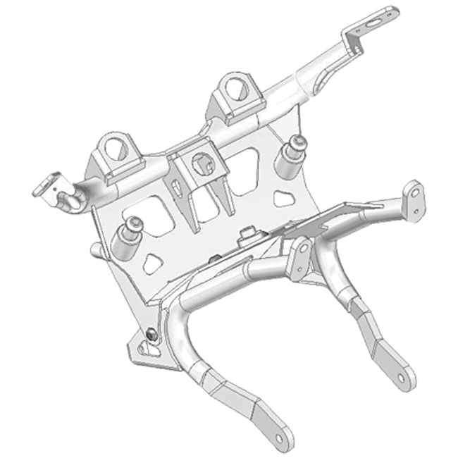 Soporte de instrumentos de aluminio "SBK" Ducati Panigale V4/S/R (18-24) Pierobon 