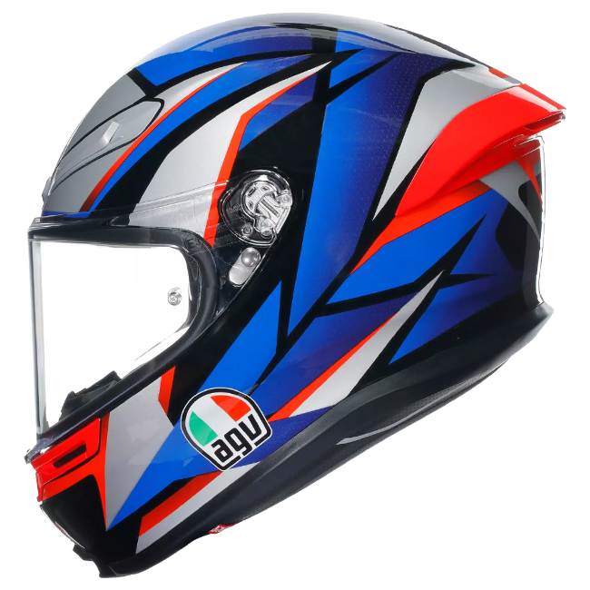 AGV K6 S Casco Slashcut Negro/Azul/Rojo | 2118395001015 