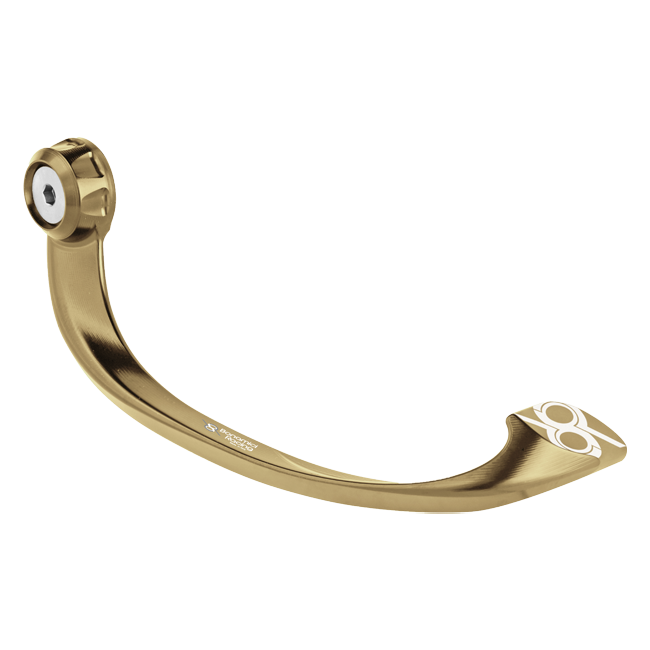 Protector de palanca de freno de aluminio EVO – Protección de palanca de freno para manillar OE Aprilia RSV4/1100 Factory/R/RR/RF (09-25) Bonamici Racing LPRR2 