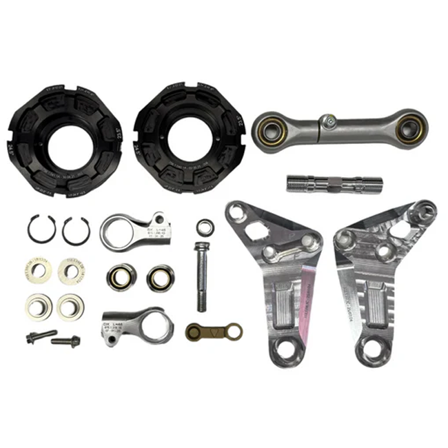 Kit de inserciones de dirección + cabezal de dirección WorldSSP Feel Racing Ducati Panigale V2 955 (20-24) 69925621A 