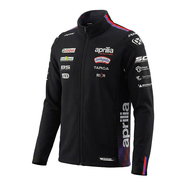 Sudadera con cremallera tipo réplica del equipo de carreras Aprilia Racing Team 2026 para hombre IXON 