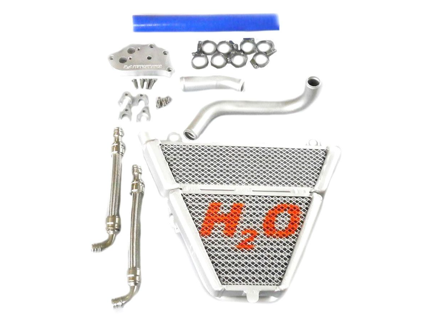 Kit de enfriador de agua + aceite H2O Performance adicional para Ducati Panigale 1299/S (15-18) 