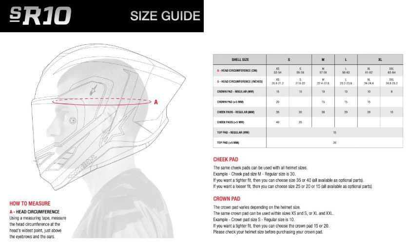 Casco Alpinestars Supertech R10 Team Carbon Carb Rojo Blanco Brillante 8200224-1352 