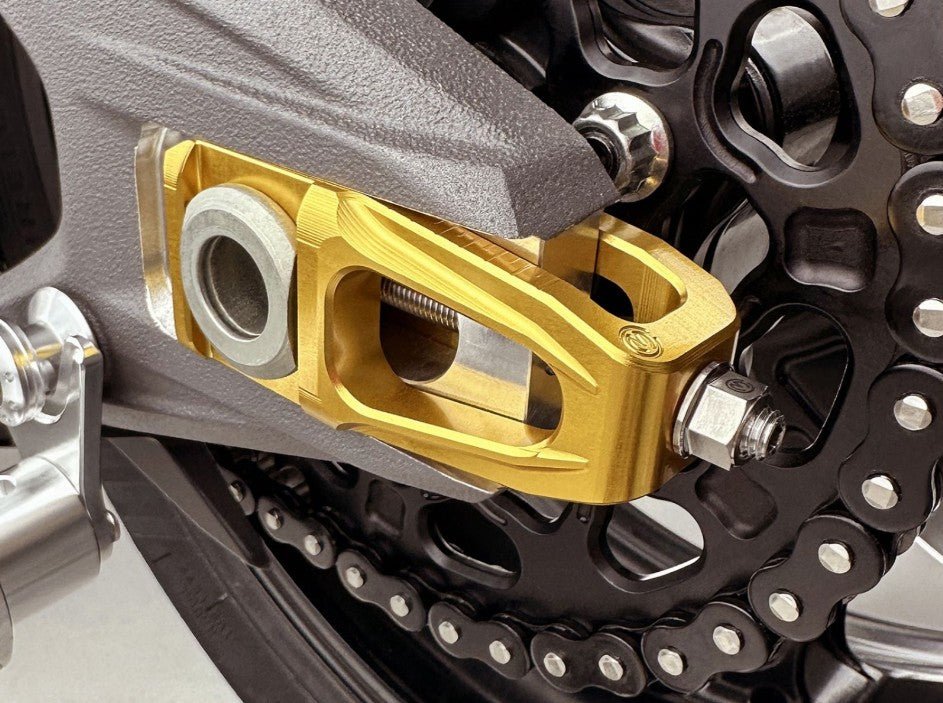 Kit de tensores de cadena con soporte de pinza de freno y Brembo P2-24 64mm X206001 Motocorse Ducati Panigale V4/S (2025) 