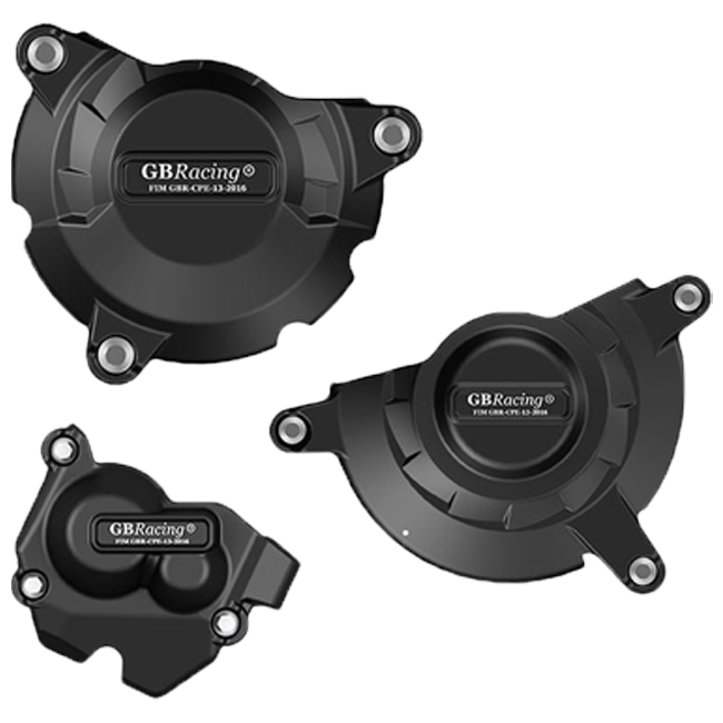 Cubierta de motor Protectores Juego completo GBRacing Kawasaki ZX-10 R/RR (11-20) 