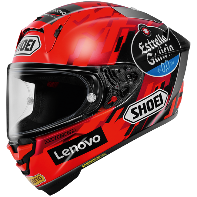 Shoei X-SPR PRO casco M.Marquez93 TC-1 réplica de Marc Márquez 2025 