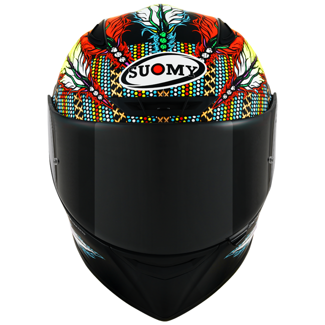 Suomy Track-1 Casco Chieftain Negro Mate K6T10014 
