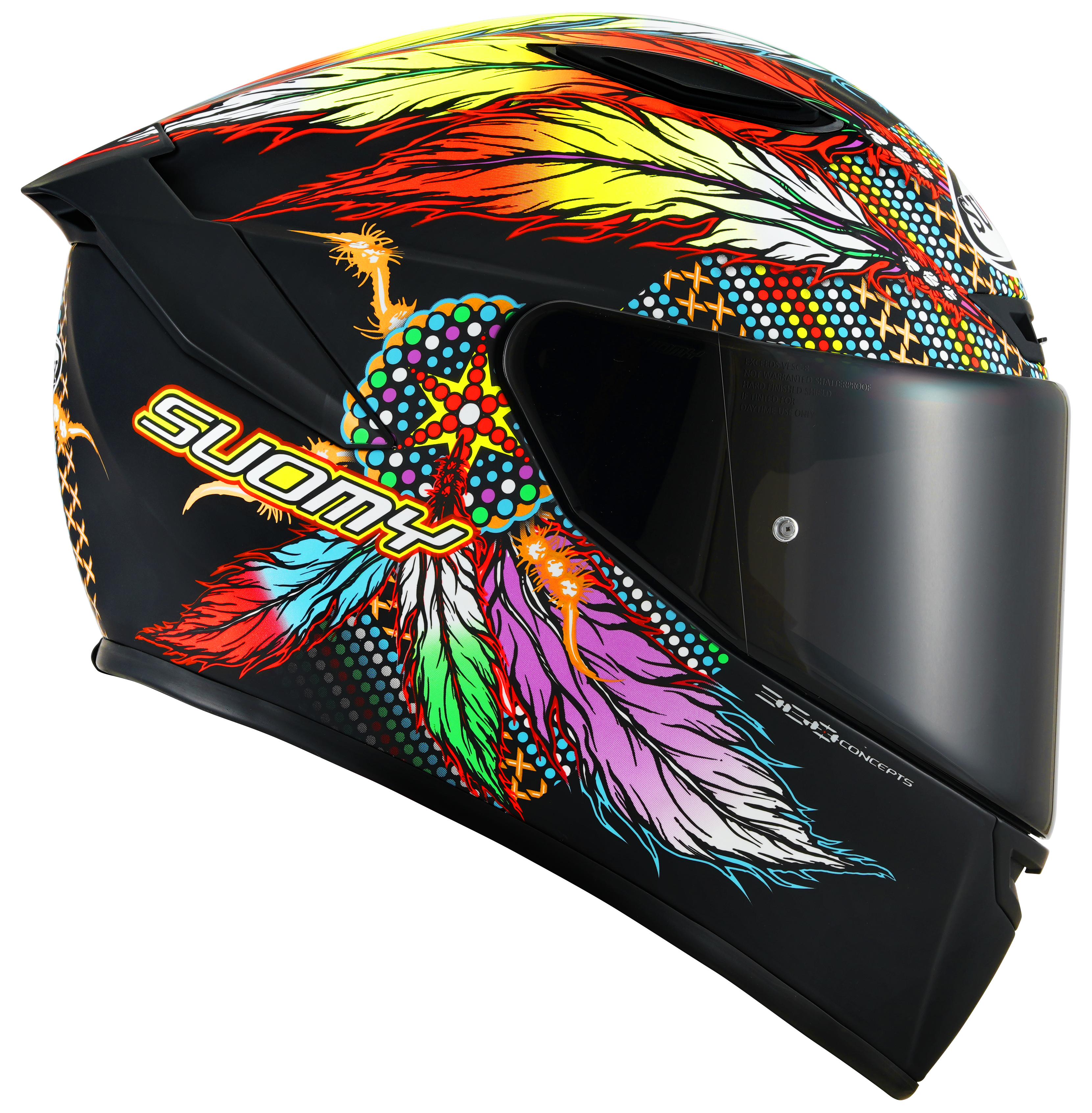 Suomy Track-1 Casco Chieftain Negro Mate K6T10014 