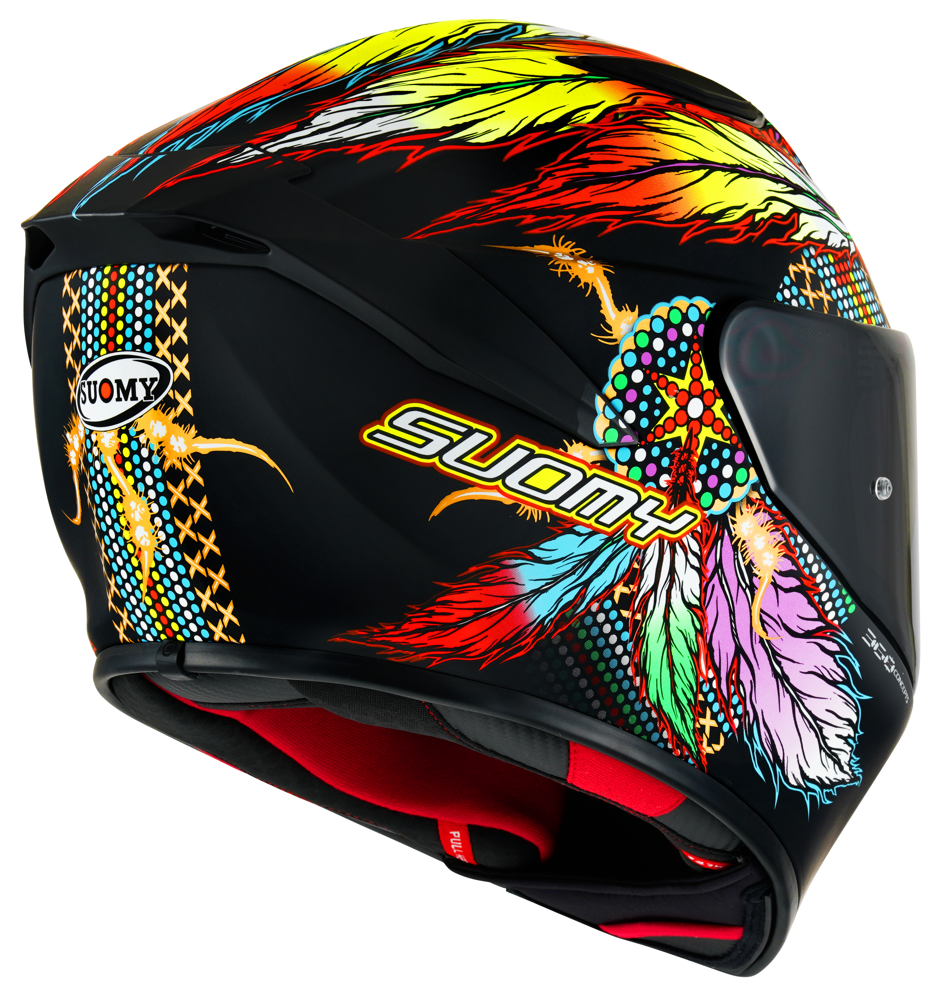 Suomy Track-1 Casco Chieftain Negro Mate K6T10014 