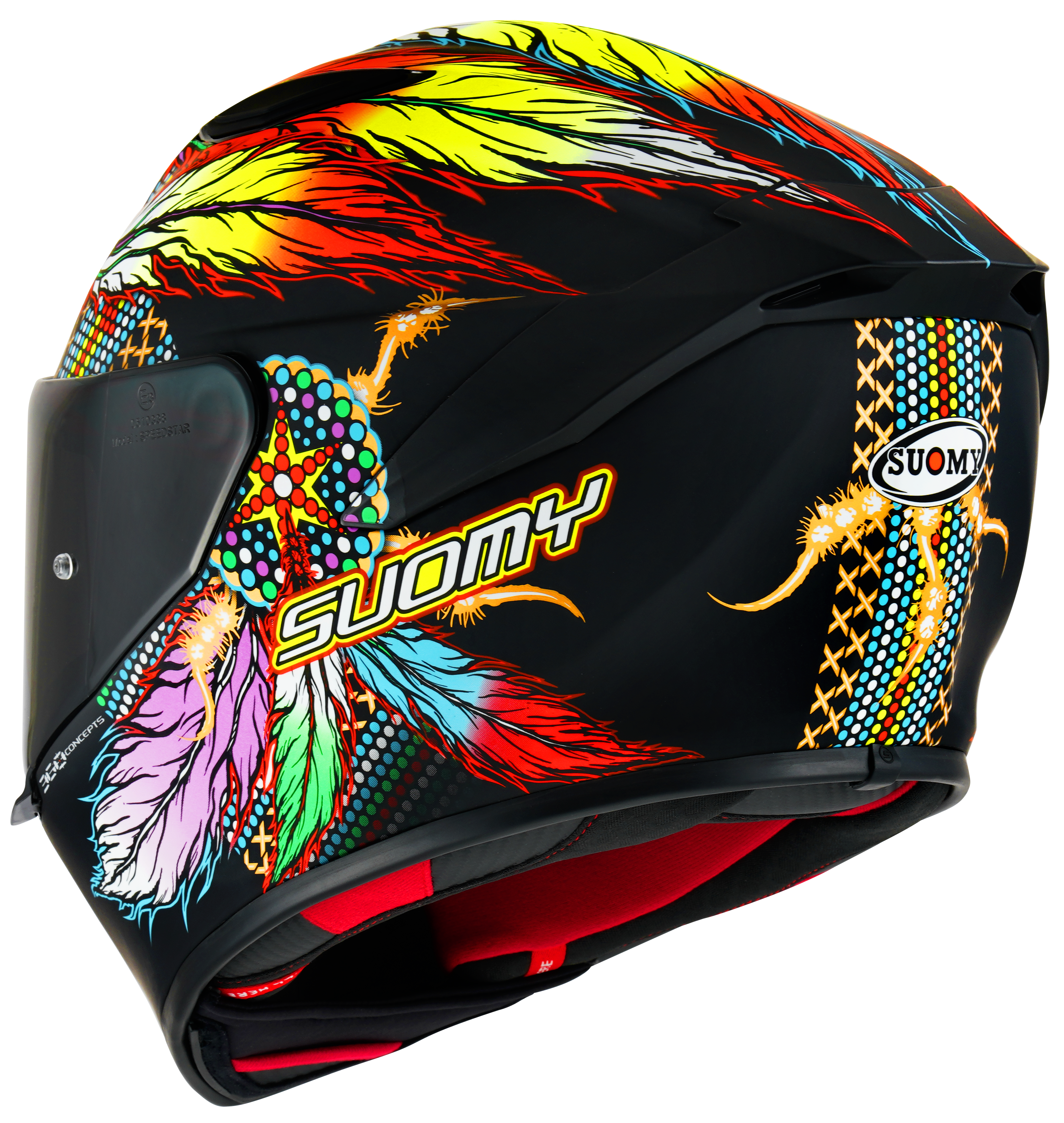 Suomy Track-1 Casco Chieftain Negro Mate K6T10014 